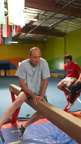 Who’s the secret gymnast? 