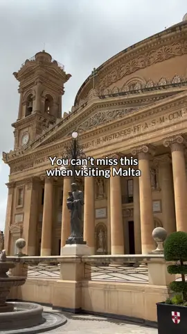 Save this for your next trip to Malta 🇲🇹 I was absolutely wowed by its stunning architecture and the enormous dome which is one of the largest in the world. A must-see if you're on the island! #malta #mostarotunda #maltatiktok #travel #visitmalta #mustvisit 