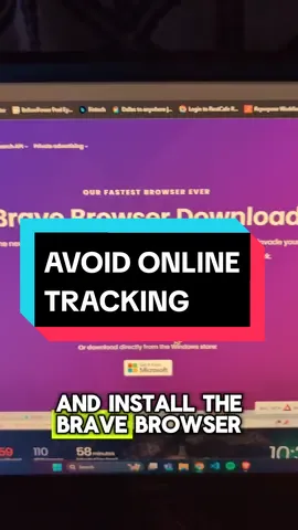 How to Avoid Being Tracked Online #fypage #fypシ゚viral #trending #viral Discover how to avoid being tracked online with our step-by-step guide on setting up the Brave Browser and using Tor. Learn the best practices to ensure your privacy and stay anonymous while browsing. In this video, we cover essential tips and tools for online privacy, helping you take control of your digital footprint. Stay safe and secure online with our expert advice. #OnlinePrivacy #BraveBrowser #Tor #AnonymousBrowsing #InternetSecurity #DigitalPrivacy #CyberSecurity #StayAnonymous #PrivateBrowsing #PrivacyTools #SecureBrowsing #WebPrivacy #StopTracking #PrivacyProtection #SafeInternet #TorNetwork #BraveBrowserSetup #NoTracking #SecureOnline #PrivacyGuide
