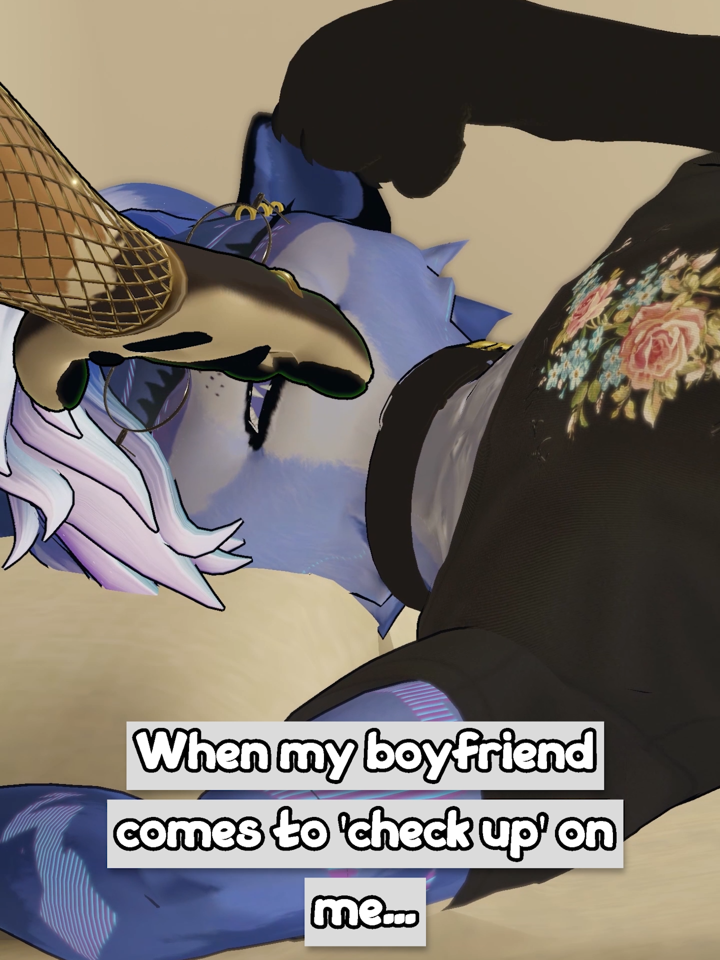 Text Me Instead 💀 ~ #furry #vr #meme #femboy #vrchat #vrc #streamer #vtuber