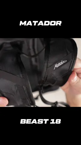 Matador Beast 18 Technical Backpack #matadorequipment #beast18 #packablebackpack #backpack #edc #edcgear #walkthrough #reels #fypシ #tiktok