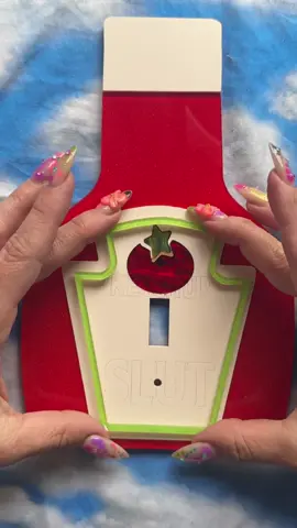 for my ketchup lovers. #creatorsearchinsights#ketchup#ketchuplover#homedecor#lightswitch#lightswitchcover#diyhomedecor 
