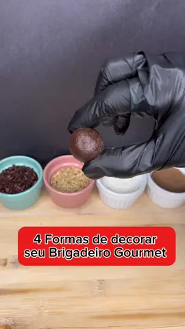 4 Técnicas Incríveis para Confeitar Seu Brigadeiro Como um Profissional #brigadeirogourmet  #rendaextra #confeitaria  #doces #brigadeiro