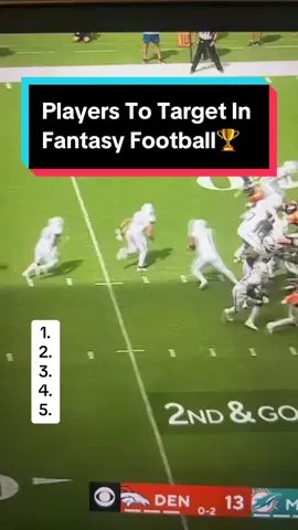 Players To Target In Your 2024 Fantasy Football Drafts🏆#nfl #fantasyfootball #fantasyfootballtips #fyp 