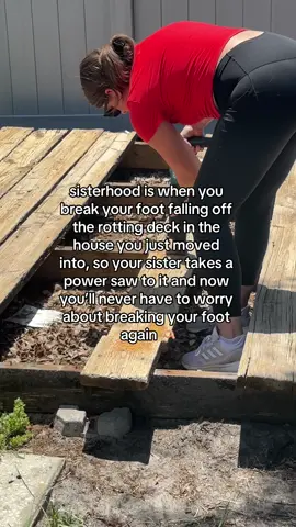 she really does love me 😭 #sisters #girlsandpowertools 