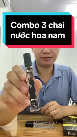 Combo 3 chai nước hoa dành cho ae#nướchoa #nướchoanam #xuhuong #Thắngtạphóa 