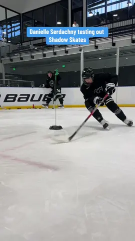 This sound is so satisfying 👌 #BauerCombine #ShadowSkates #Hockey 
