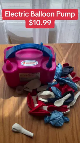 Flash Sale!!!! Electric Balloon Pump, easy to use, multiple nozzle sizes and blows up balloons in 3 seconds. #balloon #balloonarch #balloonpump #tiktokshop #flashsale #balloondecor #balloontiktok #birthdaydecor #balloonpump #balloons #balloontiktok 