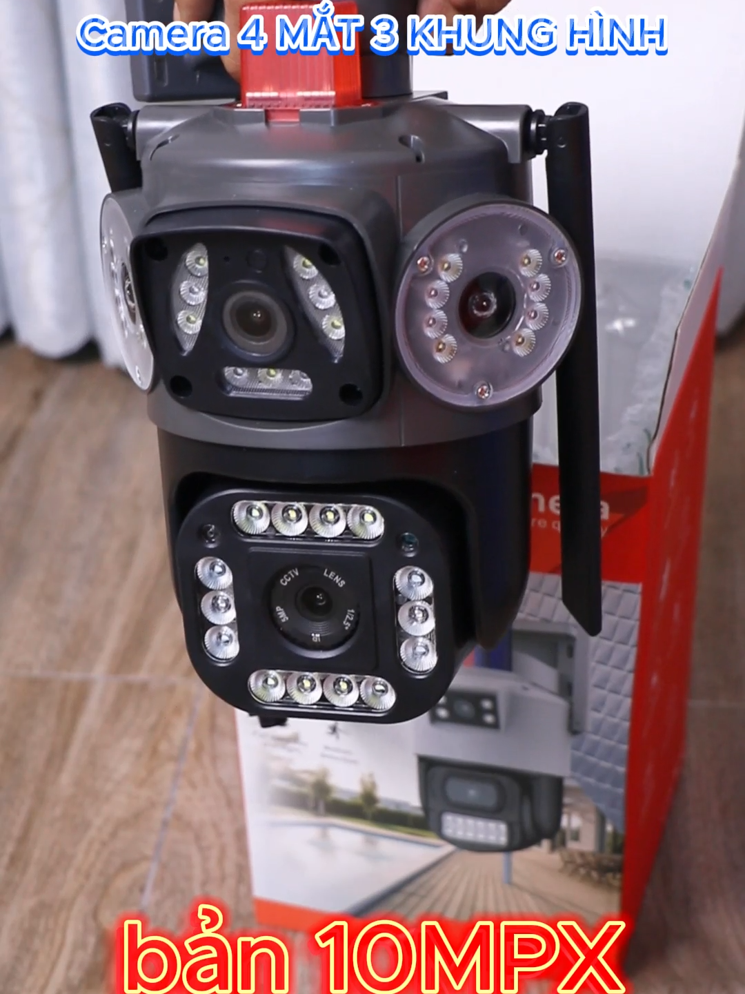 Camera 4 mắt 10mpx lại về hàng rồi mọi người anh chị nào muốn rước 1 em xịn xò nhu này không nhỉ ? #camerabiettuot #cameraanninh #camera4mat #yoosee #camerayoosee #camerawifi #camerangoaitroi