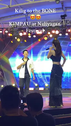KimPau on stage of Naliyagan Festival😍❤️❤️#tiktokviral #kimpau #tiktoknews #naliyaganfestival2024 #naliyaganagusandelsur