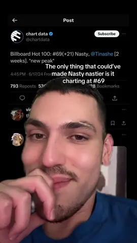 Like what are the odds 😭 #tinashe #nasty 