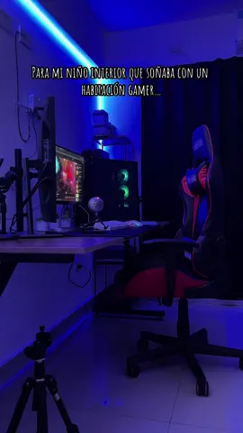 Para mi niño interior que soñaba con un habitación gamer🥹 Nunca se rindan! #sueñoscumplidos #metasysueños #pcgamer #pc #pcsetup #GamingOnTikTok #metasyobjetivos #sueñoscumplidos #pcgaming 