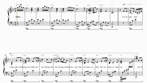 👉 Em đi giữa biển vàng... #Nhacthieunhi #sheetnhacchuan #emdigiuabienvang 