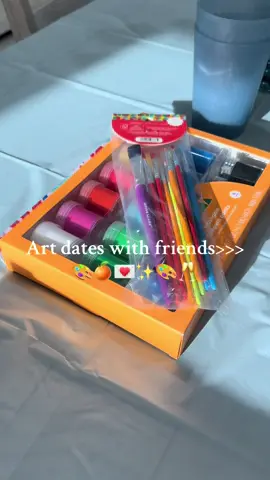 The cutest idea ✨💌🥂🎨🎀🍊 #artistsoftiktok#art#bestie#canvas#fypage#fy#painting#mimosas