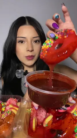 Candied fruit asmr 🩷 I ordered this from @CandySweetzzzLLC 🥰 #candiedfruit #asmr #eatingnoises 