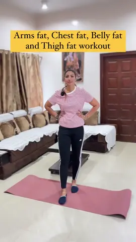 Arms fat, Chest fat, Belly fat and Thigh fat workout.#fullbodyworkout #Fitness #workout #fitnessmotivation #homeworkout #motivation #gym #fit #workoutmotivation #personaltrainer #reduceweight #lovehandles #nehafunandfitness #fitnesstrainer #weightloss #fatloss #exercise #bellyfat #nehafitness #gymgirl #fitnessgoals , #workoutmotivation , #fitfam , #healthylifestyle , #exerciseisfun . 