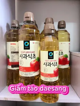 Giấm táo daesang #giamtao #giamtaohanquoc #thumitkorea 