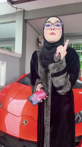 Abe naik HONDA , adik naik LAMBORGHINI, kita xsesuai 😝😝 #farhanazahra91 #farhanazahra #cikna 
