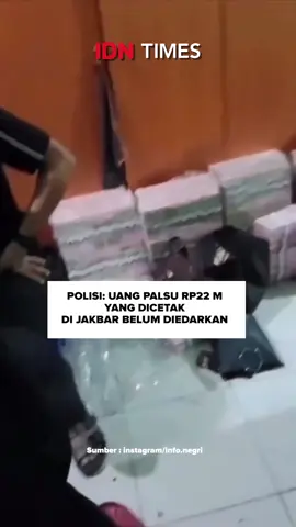 Polda Metro Jaya mengungkapkan, terdapat uang palsu senilai Rp22 miliar yang belum sempat tersebar ke masyarakat. Uang ini adalah hasil cetakan di sebuah kantor akuntan di kawasan Srengseng, Kembangan, Jakarta Barat. 