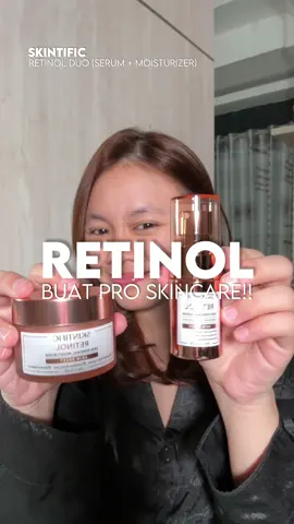 Emang #retinol buat yang PRO skincare doang?  NO❗️NO ❗️ yg bener for it's for you🫵🏻  #fyp #halofitry #retinolduo 