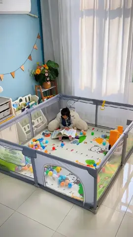 The playpen that babies love is safe and fun, an amusement park at home#playpen #Baby Products#tiktok #TikTokShop 