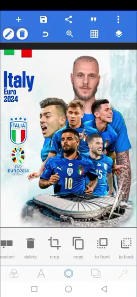 Membalas @lion_mhr Italy For Euro 2024 #pixellab #tutorial #pixellabtutorial #football #foryou #EURO #EURO2024 #italy #poster #posterdesign #fyp #viral 