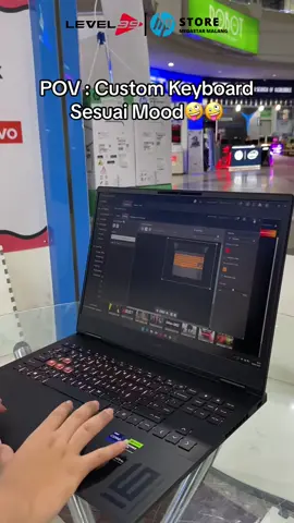 Custom keyboard sesuai mood, pakai laptop HP OMEN 16🤪🤩 #fyp #laptopgaming #laptopmalng #laptopomen #omengaming 