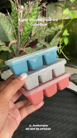6 grid silicone base ice cube box 🧊 #icecube #siliconeicemolder #icecubemaker #icecube #ice #fyp 