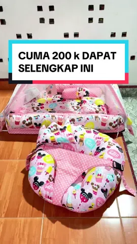Cocok buat kamu yg nyari kado atau mau dipakai sendiri, tapi budget pas-pasan 🔥 #kasur bayi set kelambu dan sofa gesper  #kasurbayiset #kasurbayikelambuset #kasurbayitenda 