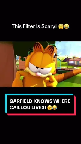 Caillou’s gonna have to move out! 😂 #fyp #iknowhereyoulive #caillou #garfield 