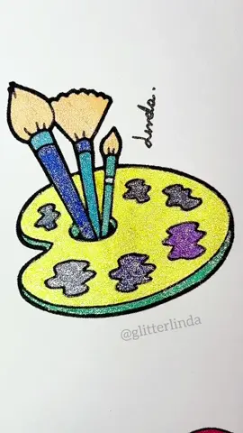 Just purple 💜✨ #coloring #colouring #glittergelpens #satisfying #glitterpens #watercolor #purple