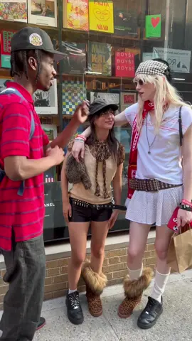 I asked the couple in the last video there favorite place to shop at 😭😭  #fashion #style #shopping #nyc #fyp 