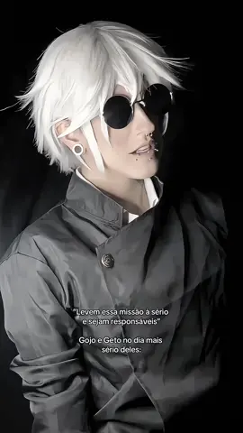 “Tua mãe, aquela put-“ #sugurugeto #getosuguru #getocosplay #gojousatoru #gojocosplay #satorugojo #jujutsukaisen #jujutsucosplay 