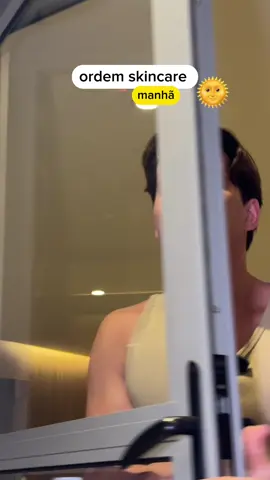 🌞 Ordem skincare matinal 🌟 #skincare #peleperfeita #peleglow #pelesaudavel #skinfluencer 