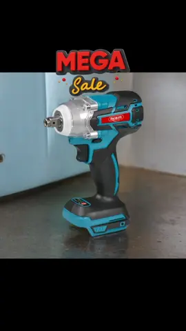 REAIM Cordless Impact Wrench Brushless 388V 680N/M Mobil Impact Baterai Mesin Bor Untuk Baut Mobil 2 Baterai Impek Baterai Kunci Impact Rumah tangga, reparasi mobil, keperluan industri, torsi tinggi, motor semua tembaga Batrai