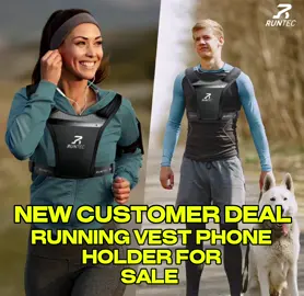 Running Vest Phone Holder with Waterproof Zip Pocket, Adjustable Waistband Belt, Shoulder Pockets for Keys/Gels, Rear Bottle Holder, Reflective Running Vest Lightweight for Workout Training Unisex. #run #vest #sport #runningvest #phone #holder #unisex #workout #gym #hethylifestyle 