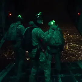U.S. Air Force Special Operations.                #fyp #foryou #skydiving #night #mission #army #military #usa #america #navy #jets #soldier 