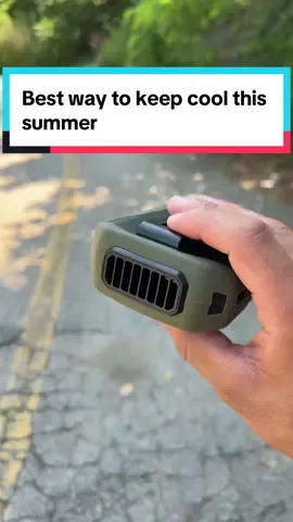 Sheesh this works good 😅 #TikTokShop #keepcool #fan #waistfan #sweating 
