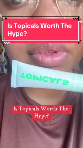 Are the other products worth the hype? I’m gonna have to go back and try some more topicals products because the lip balm is taking it!   #lipbalm #lipstick #topicals #BlackTikTok #reviews #beauty  #productreview
