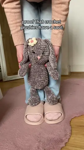 millie showing off her dancing skills (pls be nice to her)                                                #crochettok #crochet #crochetersoftiktok #crochettiktok #crochetplushie #dancingplushie #crochetbunny #fyp #foryou #foryoupage #cutecrochet 
