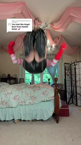 Replying to @MoonlitSakuraPetals I actually get that a lot;) #angeldust #cosplay #hazbinhotel 