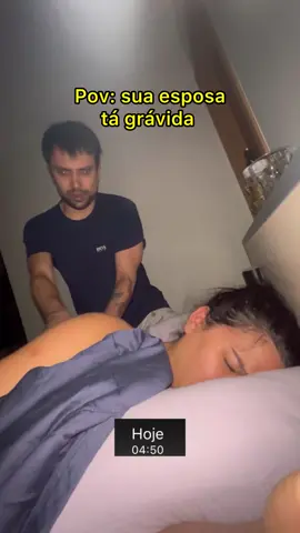 O marido tem que sofrer junto sim😂 alguma gravidinha sofrendo com dor na lombar? 🤡 #gravidez #humor #casal 