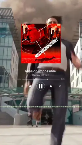 The most iconic theme song  Mission Impossible - Danny Elfman  What song do you want next? #movieclips #fy #movie #soundtracks #soundviral #viral #usa_tiktok #mission #impossible 