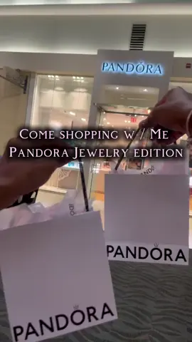 Shop with me! Pandora Jewelry edition🛍️💍 Full vlog on my channel 🩷. #fyp#lifewhaileyd#pandorajewelry 