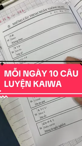 Luyện kaiwa mỗi ngày#tiengnhatonline #xuhuong2023 #xuhuong2023 #studywithme #hoctiengnhatonline #xkldnhatban #jlpt #xuhuong #sakura 