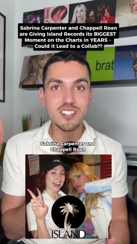 Sabrina Carpenter and Chappell Roan are giving their label a HUGE moment - could it lead to a collab?? #sabrinacarpenter #chappellroan #pleasepleaseplease #goodluckbabe #islandrecords #popmusic #adamtheflop 