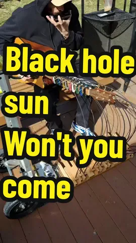 Black hole sun Won't you come #soundgarden  #blackholesun  #onemanband #harmonica #guitar