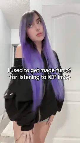 PSA i dont condone the lyrics the music is just so good #icp #purplehair #alt 
