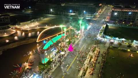 Phố đi bộ về đêm Regal Legend Quảng Bình trên cao  #phodibo #walking #quangbinh #73quangbinh #regallegendquangbinh #xuhuong 