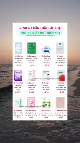 Chị em hay đắp mặt nạ vào review xem đúng không nhé #matnacaryophy #matnabanobagi #matnawonjin #matnafocalskin #matnacolorkey #matnafocalskin #matnahaimages #myphamchinhhang 
